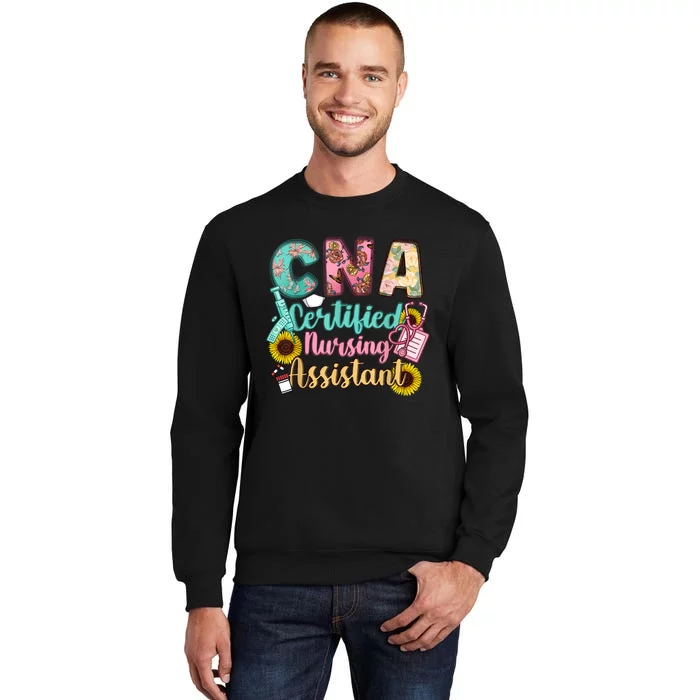 CNA Certified Nursing Assistant Tall Sweatshirt