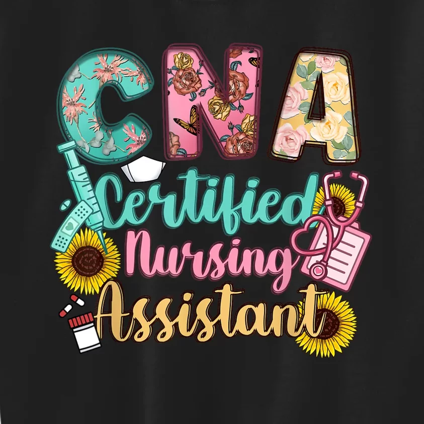 CNA Certified Nursing Assistant Kids Sweatshirt