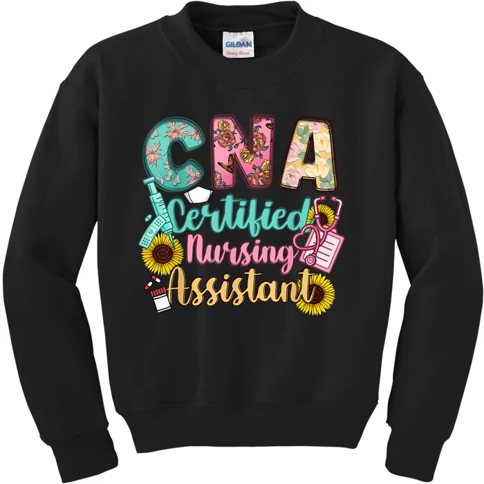 CNA Certified Nursing Assistant Kids Sweatshirt