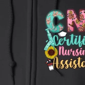 CNA Certified Nursing Assistant Full Zip Hoodie