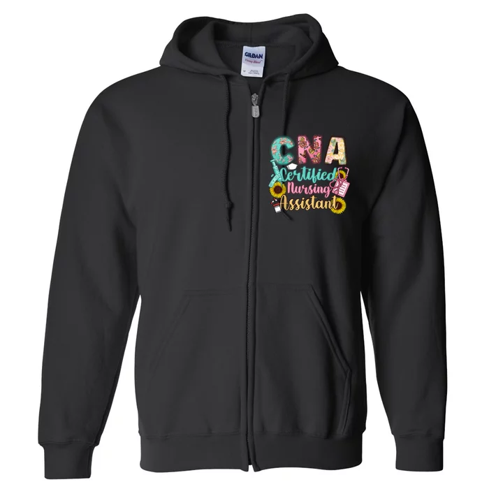 CNA Certified Nursing Assistant Full Zip Hoodie