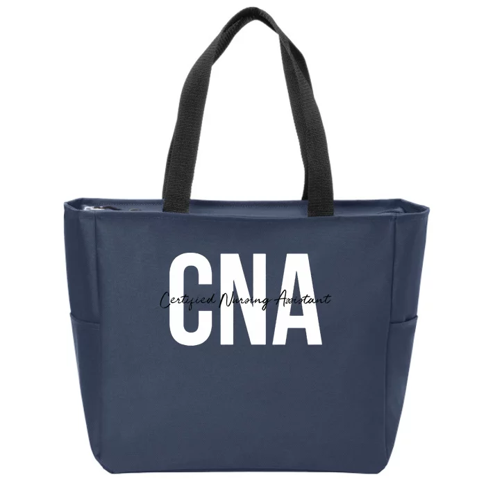 Cna Certified Nursing Assistant Medical Zip Tote Bag