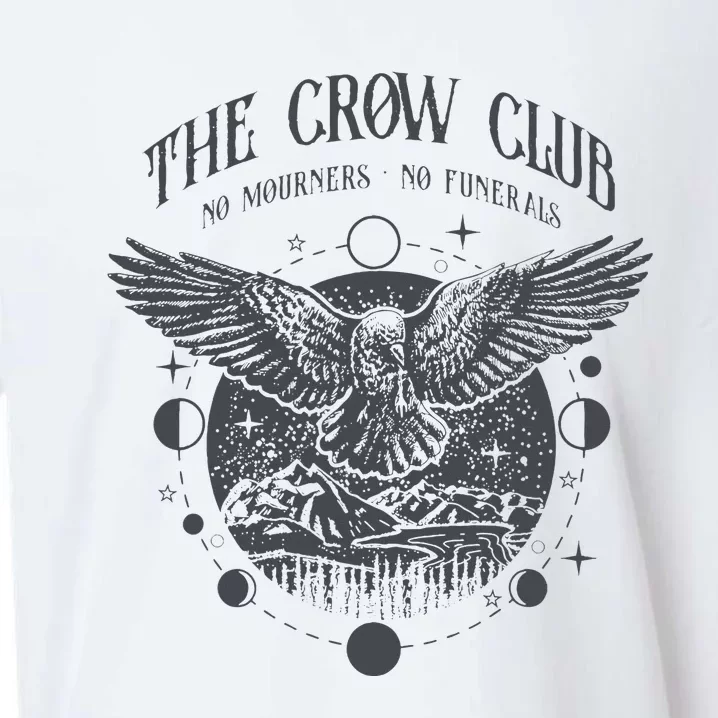 Crow Club No Mourner No Funeral Retro Celestial Bookworm Sueded Cloud Jersey T-Shirt