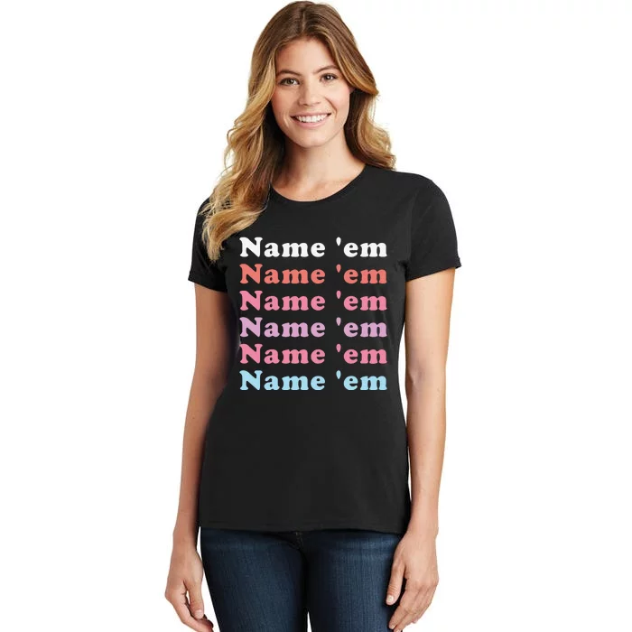 Chris Colfer Name ’Em Name ’Em Women's T-Shirt