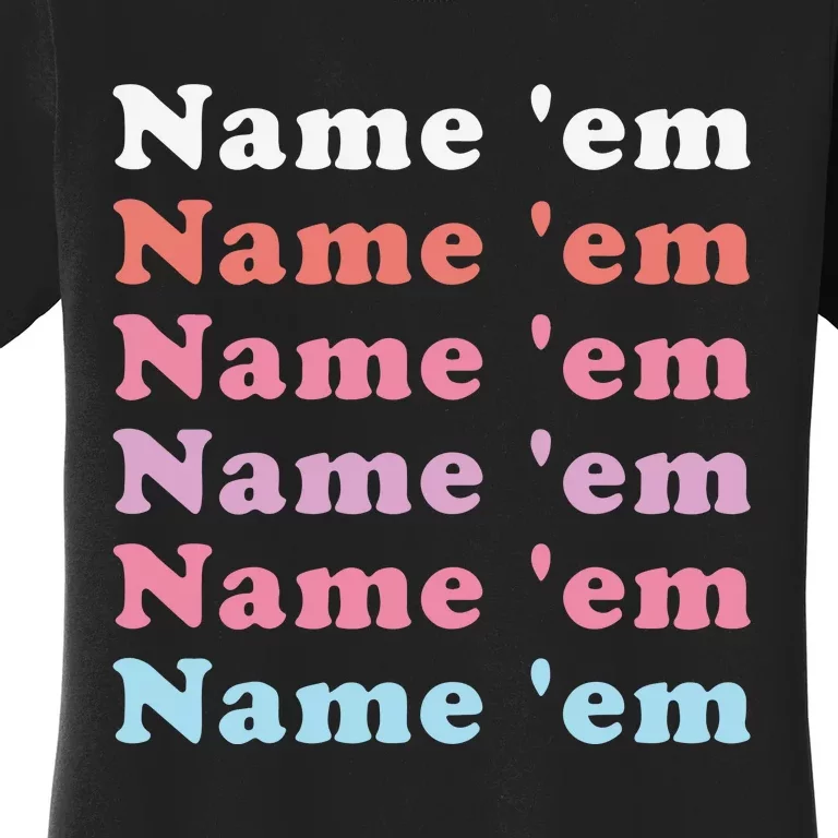 Chris Colfer Name ’Em Name ’Em Women's T-Shirt