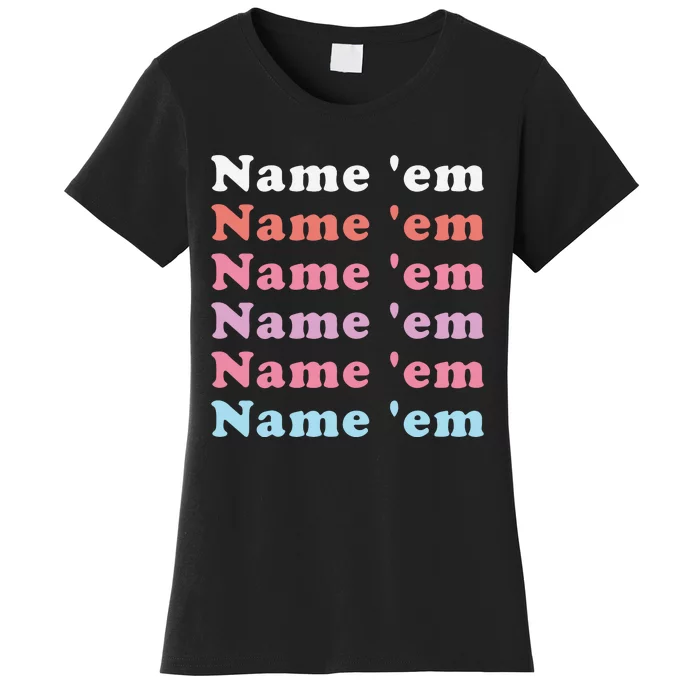 Chris Colfer Name ’Em Name ’Em Women's T-Shirt