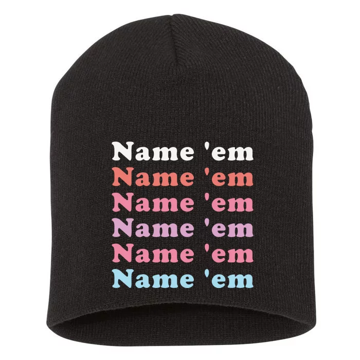 Chris Colfer Name ’Em Name ’Em Short Acrylic Beanie