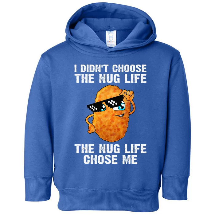 Cool Chicken Nugget Chicken Lover Nuggets Toddler Hoodie