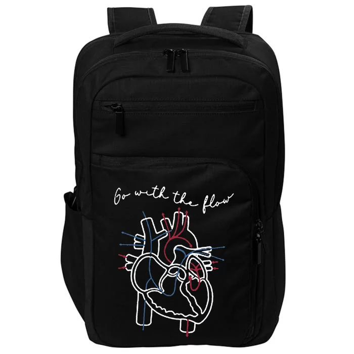 CVICU Cardiac Nurse Anatomy Cardiology Human Heart Flow Impact Tech Backpack