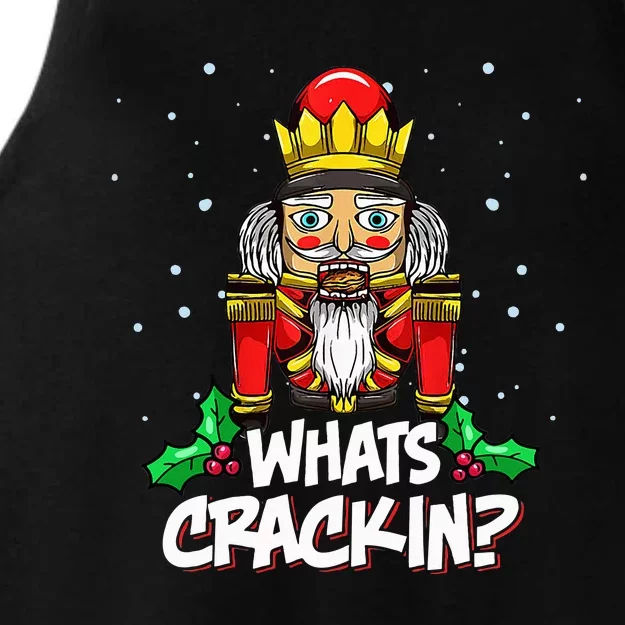 Crackin' Christmas Nutcracker Pajama Set Festive Family Ladies Tri-Blend Wicking Tank