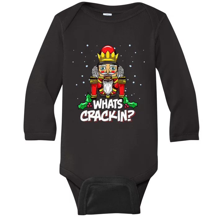 Crackin' Christmas Nutcracker Pajama Set Festive Family Baby Long Sleeve Bodysuit