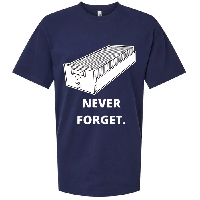 Card Catalog Never Forget Library Librarian Sueded Cloud Jersey T-Shirt