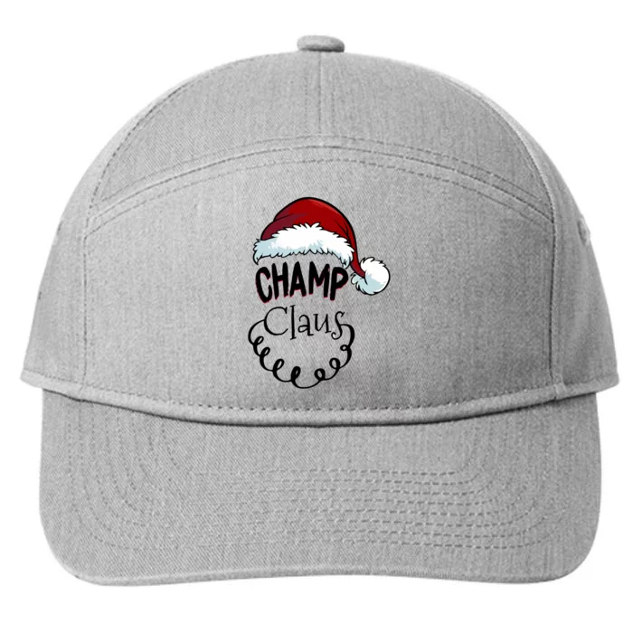 Champ Claus New Christmas Santa Claus Cool Gift 7-Panel Snapback Hat