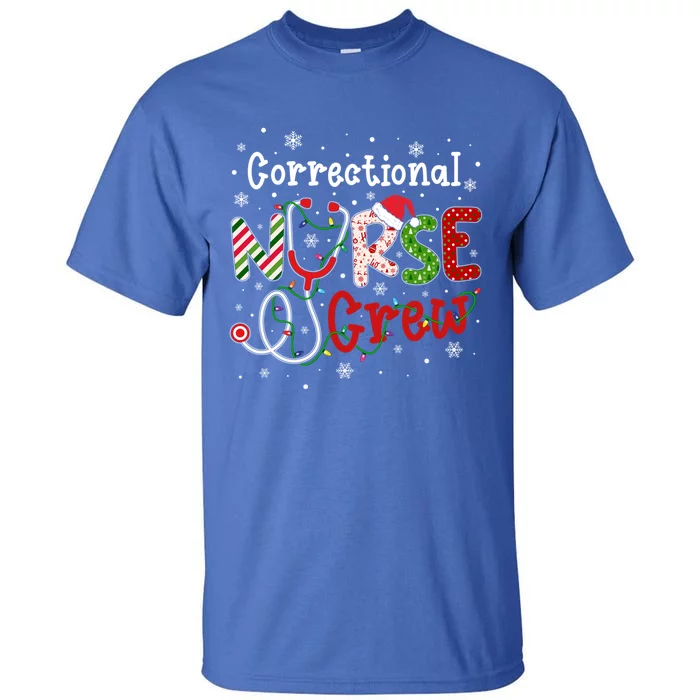 Correctional Christmas Nurse Crew Nursing Christmas Pattern Great Gift Tall T-Shirt