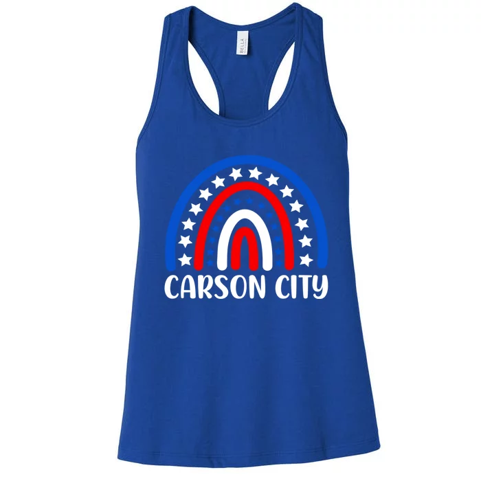 Carson City Nevada Cool Gift I Love Carson City Usa Gift Women's Racerback Tank