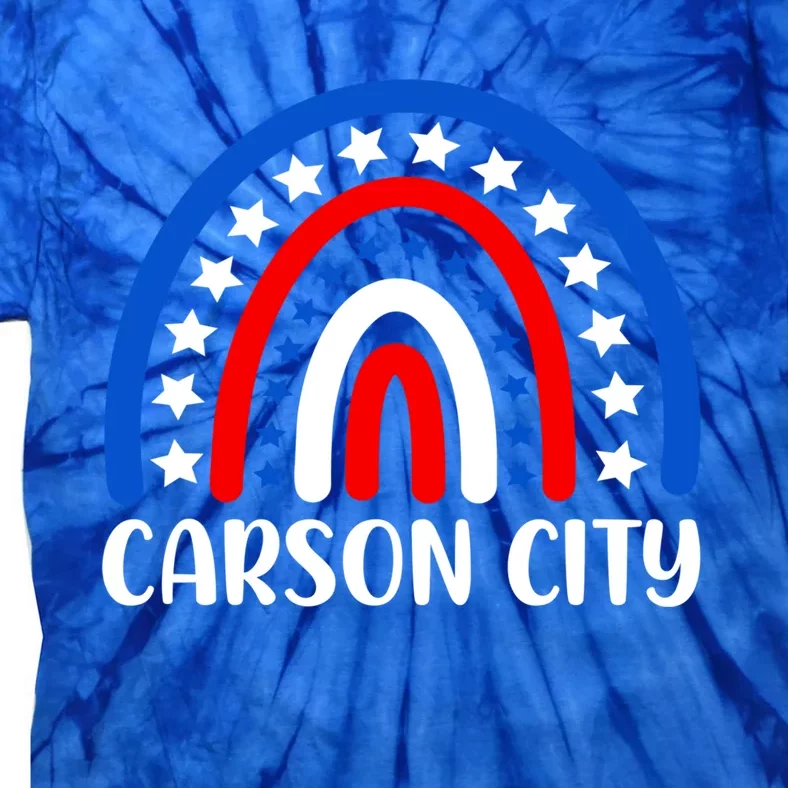 Carson City Nevada Cool Gift I Love Carson City Usa Gift Tie-Dye T-Shirt