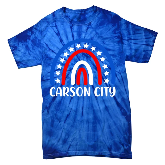 Carson City Nevada Cool Gift I Love Carson City Usa Gift Tie-Dye T-Shirt