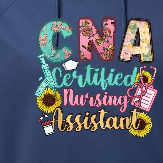 CNA Certified Nursing Assistant Performance Fleece Hoodie