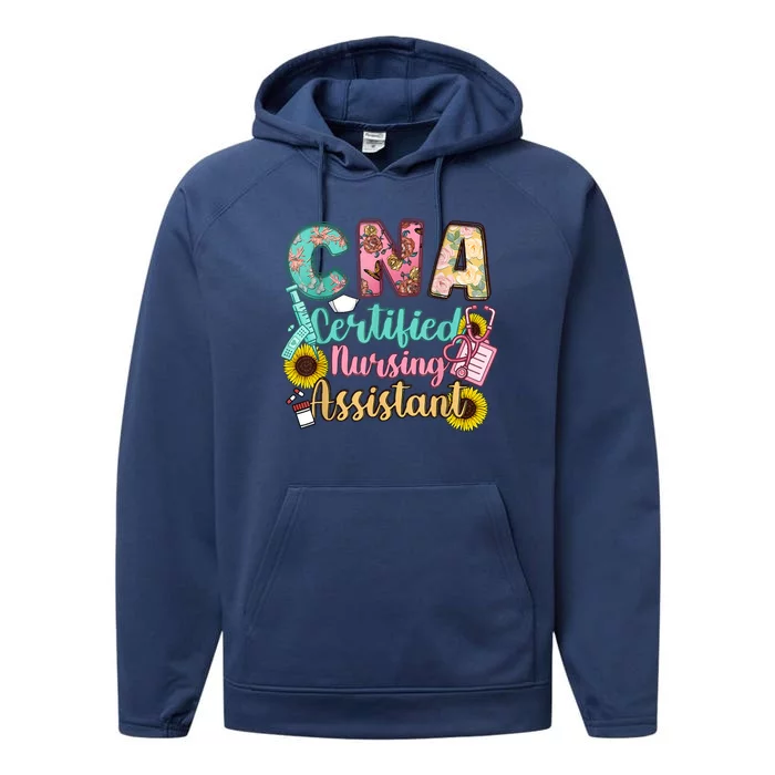 CNA Certified Nursing Assistant Performance Fleece Hoodie