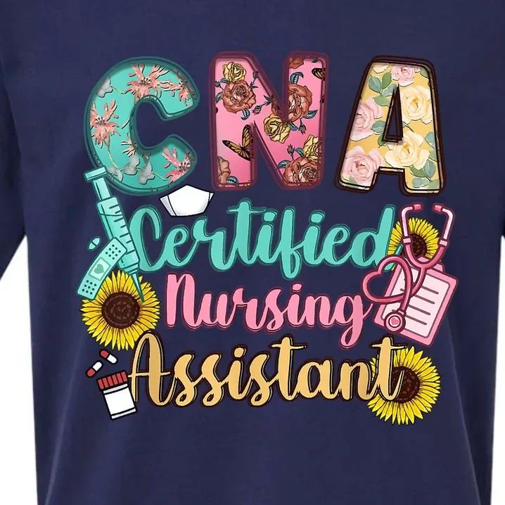 CNA Certified Nursing Assistant Sueded Cloud Jersey T-Shirt