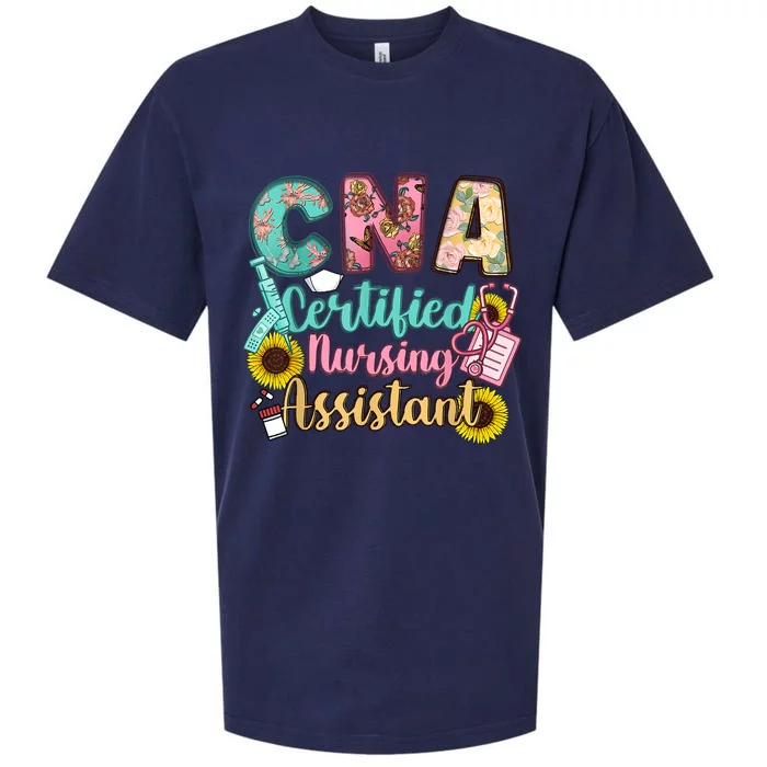 CNA Certified Nursing Assistant Sueded Cloud Jersey T-Shirt