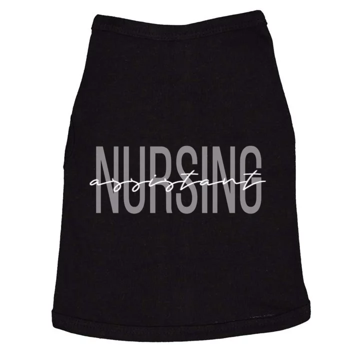 Cna Certified Nursing Assistant Medical Gift Doggie Tank