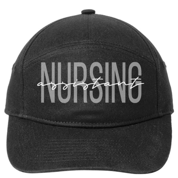 Cna Certified Nursing Assistant Medical Gift 7-Panel Snapback Hat