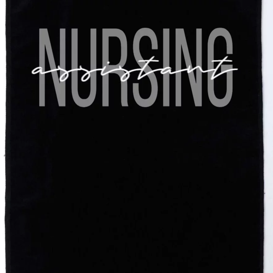 Cna Certified Nursing Assistant Medical Gift Platinum Collection Golf Towel