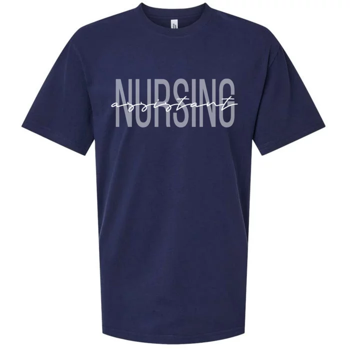 Cna Certified Nursing Assistant Medical Gift Sueded Cloud Jersey T-Shirt