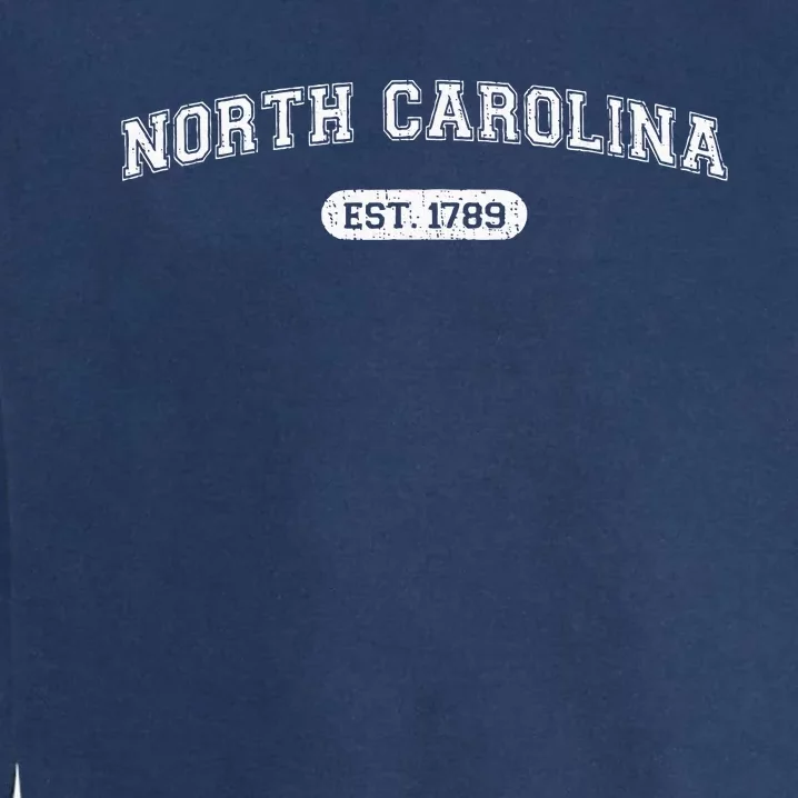 Classic Collegestyle North Carolina 1789 Distressed Garment-Dyed Sweatshirt