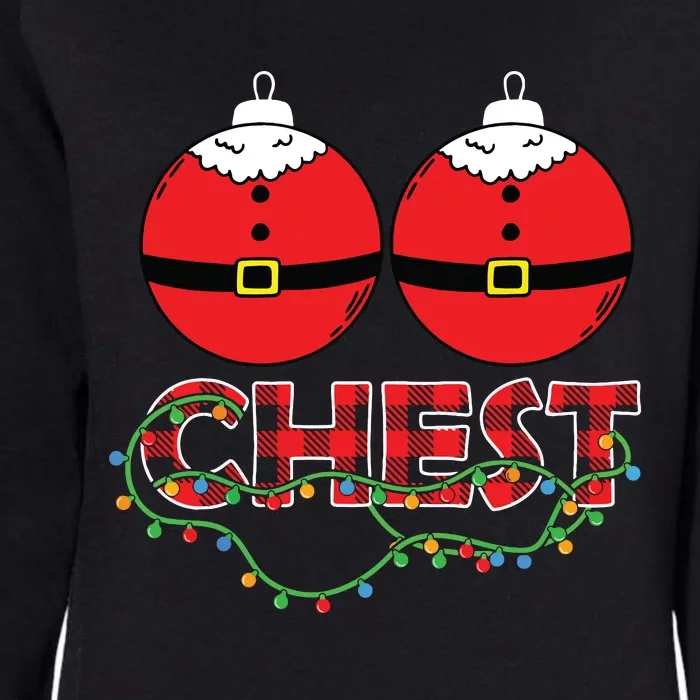 Chestnuts Chest Nuts Christmas Matching Christmas Couples Womens California Wash Sweatshirt