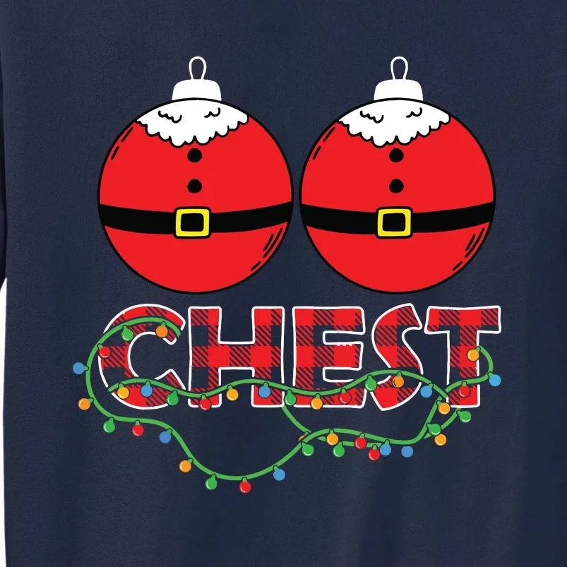 Chestnuts Chest Nuts Christmas Matching Christmas Couples Tall Sweatshirt