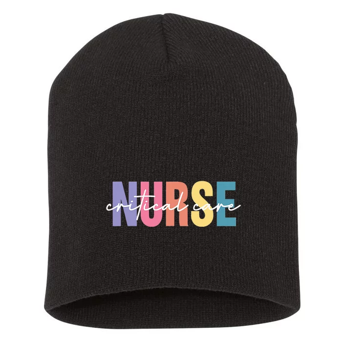 Critical Care Nurse CC Nurse RN Intensive Care ICU Nursing Short Acrylic Beanie