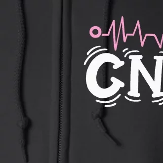 Cna Certified Nursing Assistant Full Zip Hoodie