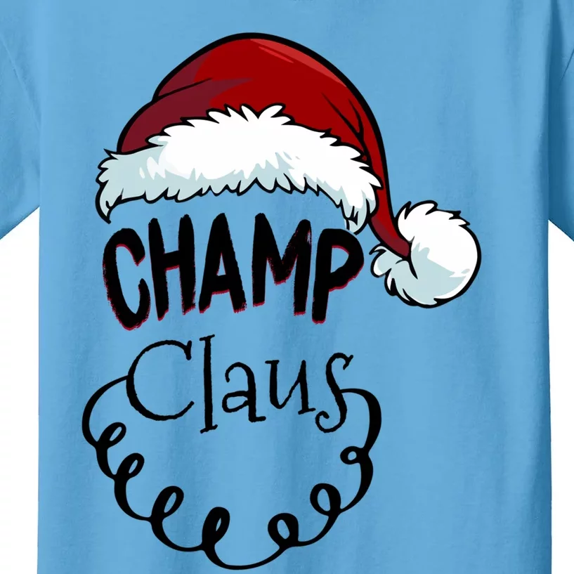 Champ Claus New Christmas Santa Claus Gift Kids T-Shirt