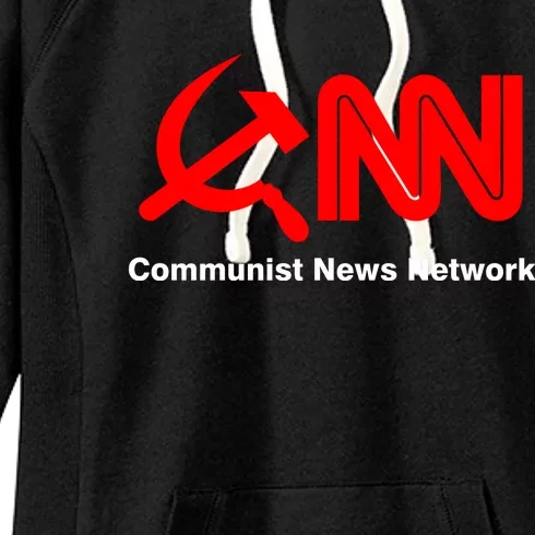 CNN Communist News Network Women's Fleece Hoodie