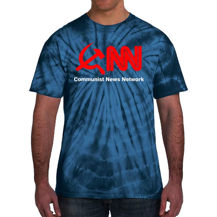 CNN Communist News Network Tie-Dye T-Shirt