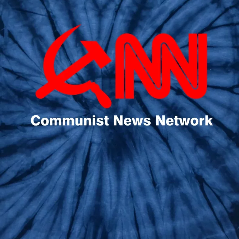 CNN Communist News Network Tie-Dye T-Shirt