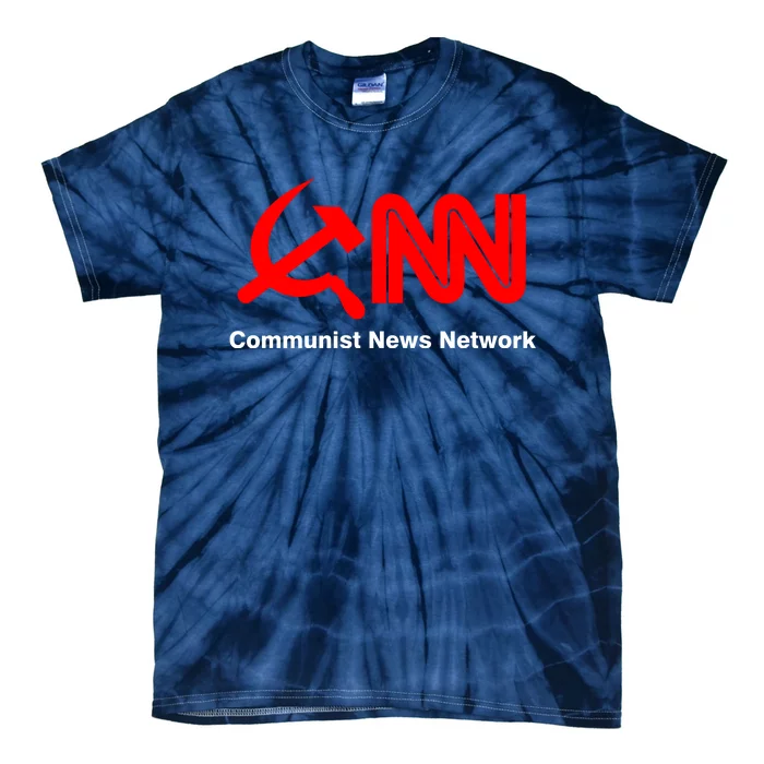 CNN Communist News Network Tie-Dye T-Shirt