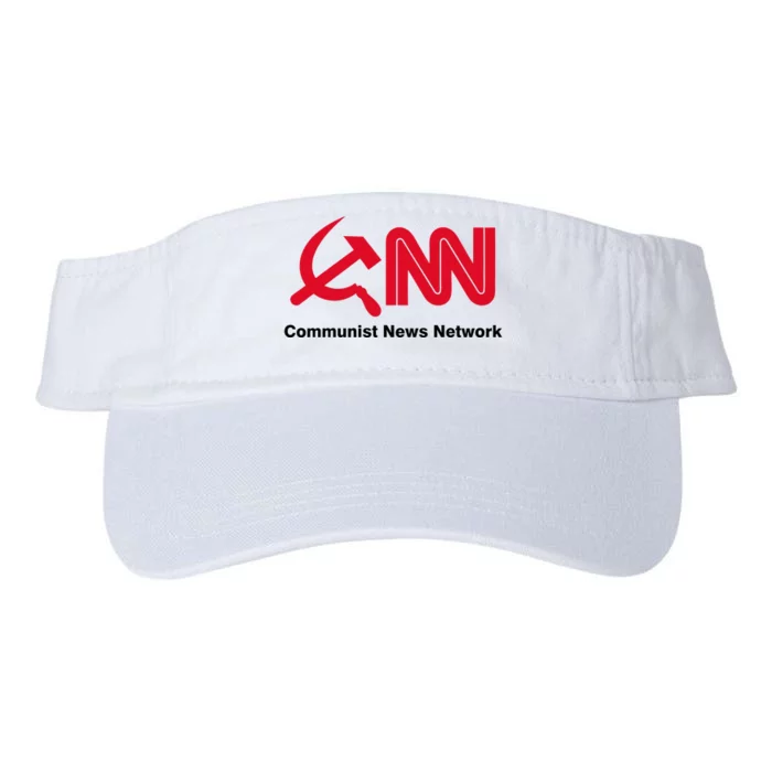 CNN Communist News Network Valucap Bio-Washed Visor