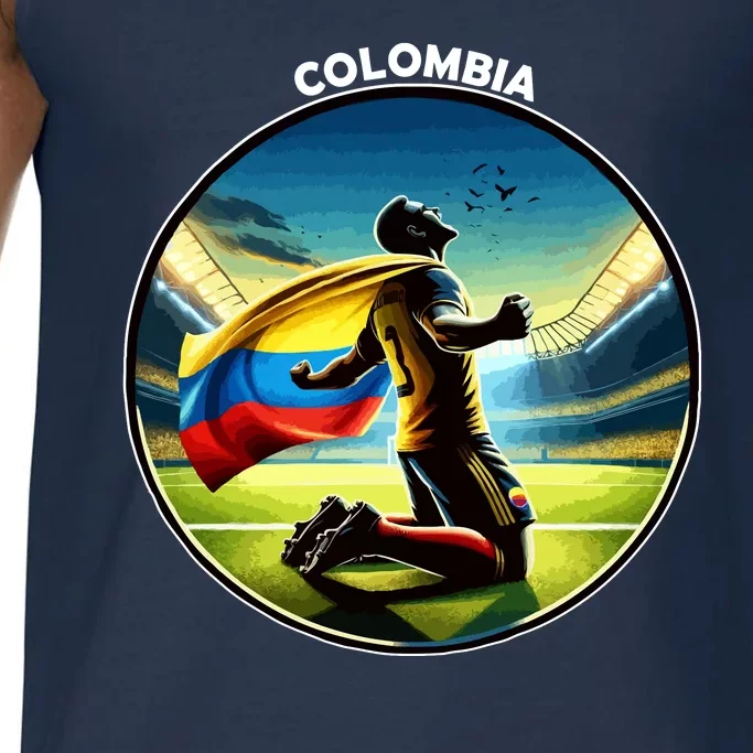 Cool Colombia National Soccer Team With Flag Comfort Colors® Tank Top