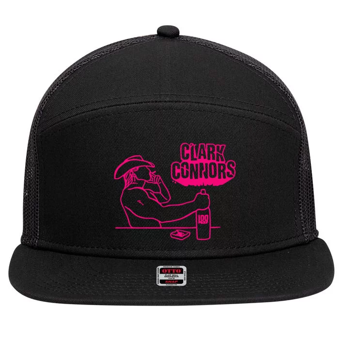 Clark Connors Neon Cowboy 7 Panel Mesh Trucker Snapback Hat