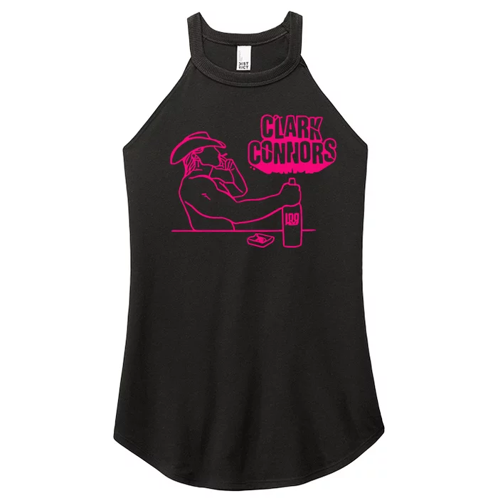 Clark Connors Neon Cowboy Women’s Perfect Tri Rocker Tank