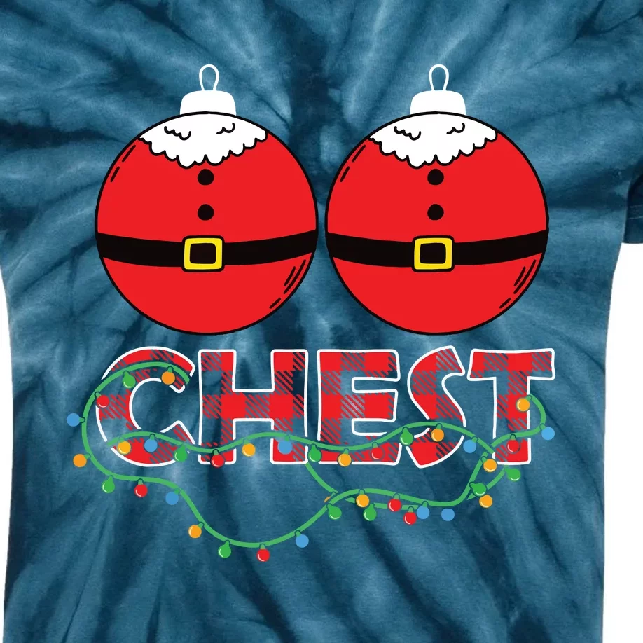 Chestnuts Chest Nuts Christmas Matching Christmas Couples Kids Tie-Dye T-Shirt