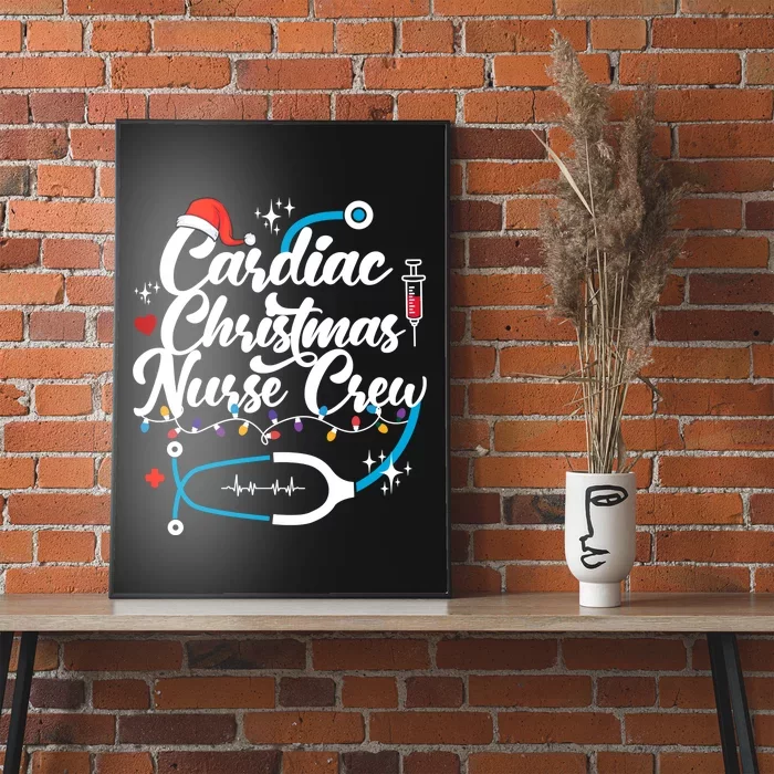 Cardiac Christmas Nurse Crew Holiday Season Poster