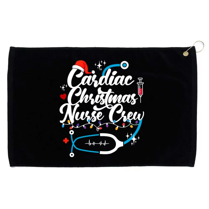 Cardiac Christmas Nurse Crew Holiday Season Grommeted Golf Towel