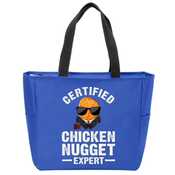 Cool Chicken Nugget Nug Life Food Lovers Zip Tote Bag