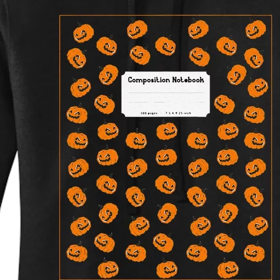 Cute Composition Notebook Costume Matching Group Halloween Women's Pullover Hoodie