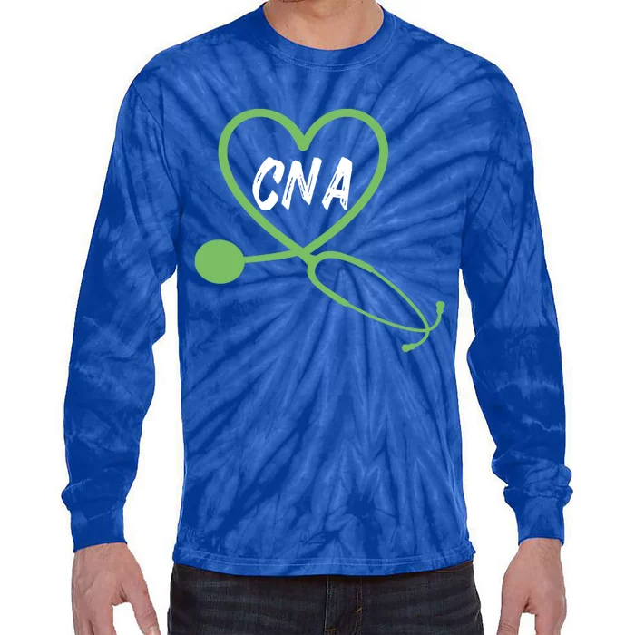 Cna Certified Nursing Assistant Profession Cool Gift Tie-Dye Long Sleeve Shirt