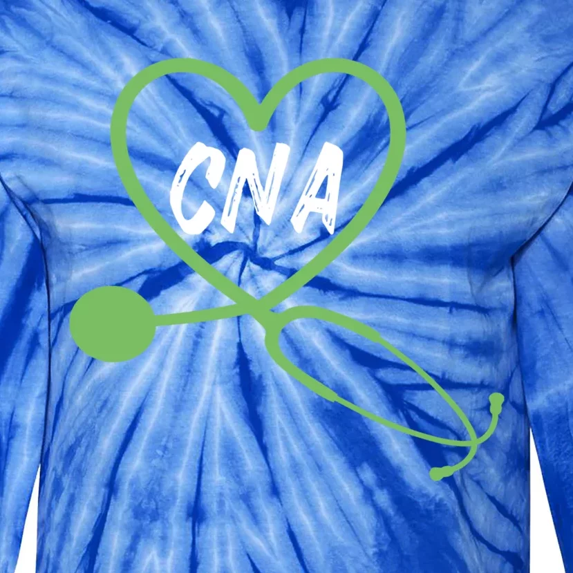 Cna Certified Nursing Assistant Profession Cool Gift Tie-Dye Long Sleeve Shirt